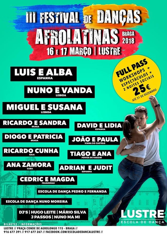 III Festival de Danzas AfroLatinas de Braga (Portugal)